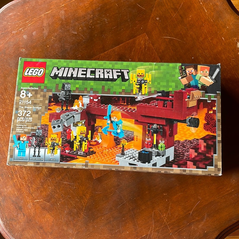 Minecraft lego set (the blaze bridge)